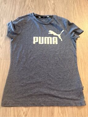 Puma Navy Blue Heather Short Sleeve Tee